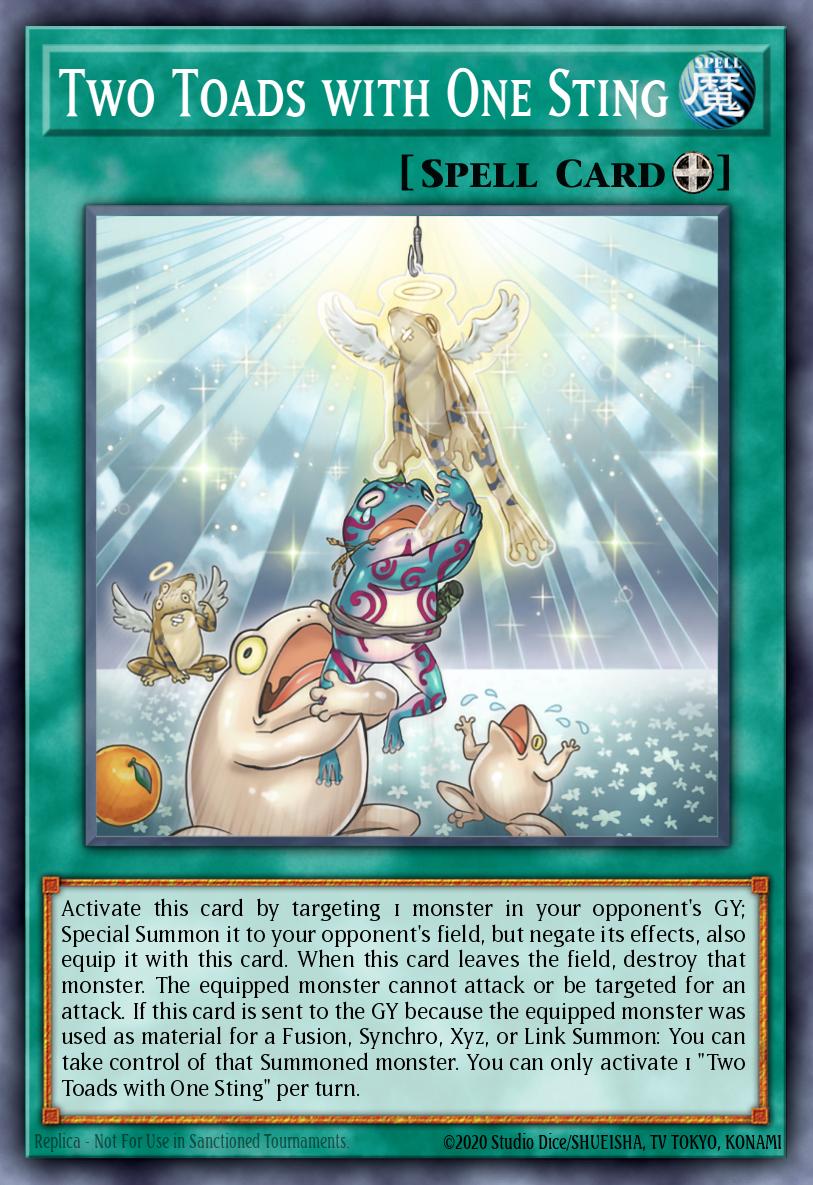 Two Toads with One Hop